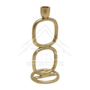 Candelabro Cónico Negro Mate de Lujo al por Mayor, Portavelas Decorativo Circular de Metal para Sala de Estar, Centro de Mesa para Eventos - Product Image 4