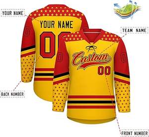 Uniforme de hockey sobre hielo de ajuste personalizado, camisetas y pantalones ligeros sublimados para equipos, hombres, mujeres y jóvenes, proveedor deportivo OEM - Product Image 2