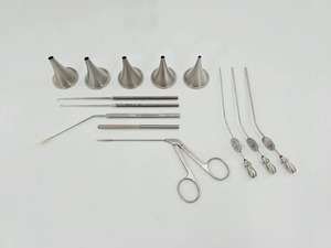 Juego de Instrumentos Quirúrgicos de Otología Vaslcare ENT, 13 Piezas, Acero Inoxidable Alemán, Manual, Certificado CE Clase I, Espéculo Quirúrgico para Oído - Product Image 2