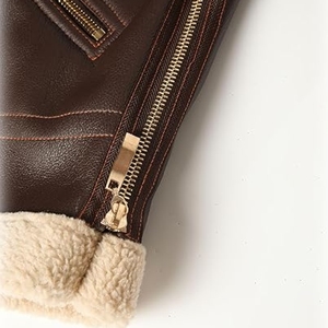 Nouveau 2025 vente chaude vestes en cuir décontractées pour hommes manteau en cuir personnalisé veste d'hiver pour hommes - Product Image 5