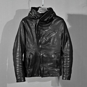 Compre mejor. Nueva llegada. Chaqueta de cuero genuino de estilo delgado Jet Korea. Ropa de piel de oveja curtida. Abrigos vintage de cuero negro para hombre - Product Image 6