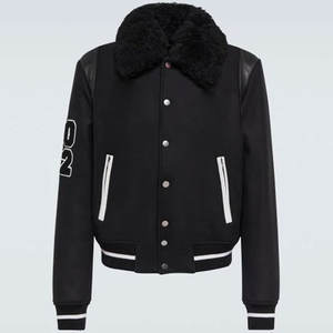 Veste d'université de haute qualité pour hommes, vente en gros, bombardier de Baseball personnalisé - Product Image 1