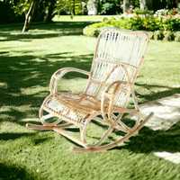 Prix de gros Bambou Cane Chaise à Bascule Fauteuil à Bascule Bambou Chaise à Bascule pour Salon