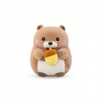 My Store Mignonne Loutre en Peluche Marron de 10 Pouces avec Acorn, Jouet Nouveauté et Farceur pour Enfants de 5 à 7 Ans Unisexe 227g