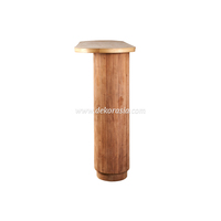 Meuble de bar élégant et moderne en bois et bambou pour cuisine, salle à manger, extérieur, maison et boîte de nuit