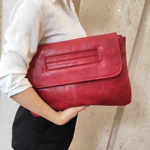 <b>Ladies</b> premium cow <b>leather</b> fashion purse soft pebbled purse for women - Product Image 4
