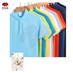Camiseta Polo para Hombre, Logotipo Personalizado, OEM, Tela de Algodón, Transpirable, Ropa Casual, Suministro al por Mayor de Fábrica - Product Image 1