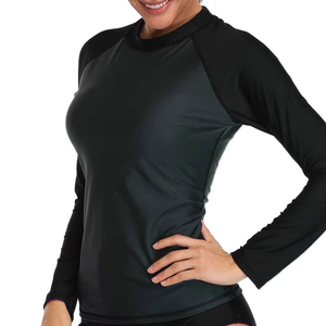 <b>Women's</b> Long Sleeve Rash Guard Breathable and Anti-UV New Design for Fitness Wholesale Price for Sale - Product Image 2