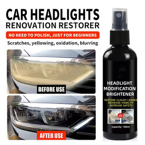 Vente à bas <span class=keywords><strong>prix</strong></span>, agent <span class=keywords><strong>de</strong></span> <span class=keywords><strong>nettoyage</strong></span> et <span class=keywords><strong>de</strong></span> rafraîchissement multi-usages pour phares <span class=keywords><strong>de</strong></span> voiture, 100 ml, anti-jaunissement et anti-oxydation - Product Image 2