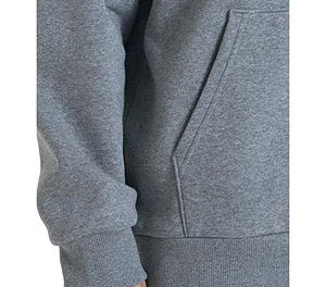 400 GSM Heavy Cotton Oversized Boxy Fit 2 Way Full Zip up Hoodies Blanks para personalizar - Product Image 6