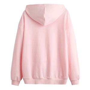 เสื้อฮู้ดผู้ชายสีชมพู แขนยาวแบบถักด้านหน้า สไตล์ฤดูหนาว ผ้าฝ้าย 100% ซับใน ป้องกันการยับ - Product Image 5