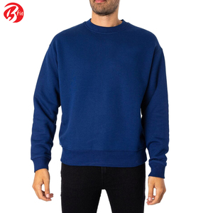 Loose Fit Transpirable y lavado Patrón sólido para invierno Hombres Nuevo diseño Tela de algodón Sudadera O Cuello Manga larga - Product Image 2