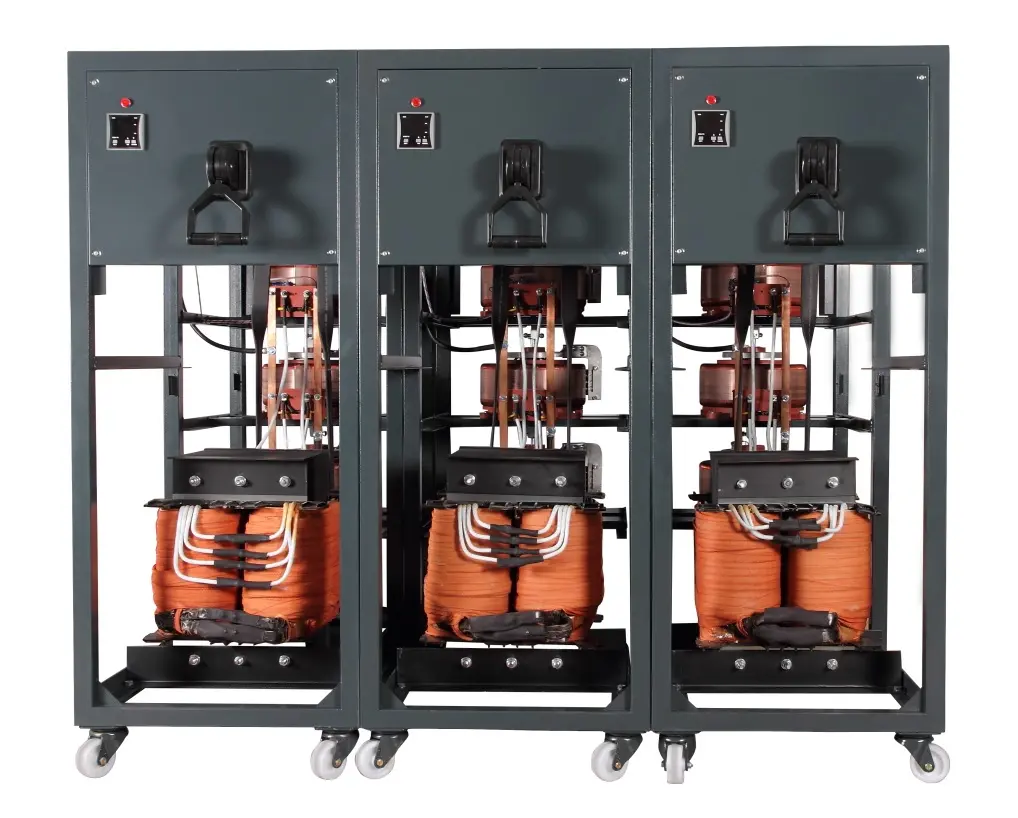 3-Phasen-Servomotor 200 KVA Spannungs regler Stabilisator 275 -435 V/380 V Aluminium und Kupfer mit Schutze inheit Beste Qualität