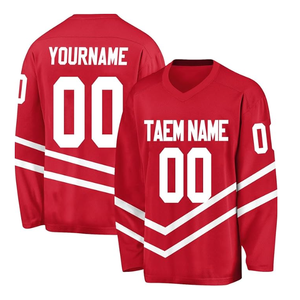 Jersey de Hockey personalizado de alta calidad al por mayor bordado técnico sublimación uniforme de Hockey sobre hielo para adultos - Product Image 4