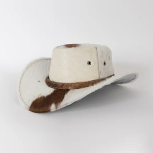 Sombreros de Vaquero de Cuero Vacuno de Diseño Nuevo, Material Sólido de la Mejor Calidad, Sombrero de Cuero Unisex de Moda - Product Image 4