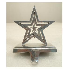 Porte-chaussettes en métal argenté brillant pour chat, pour la décoration de Noël et de fête à la maison - Product Image 6