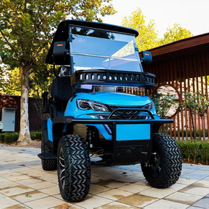 Chariot de golf électrique 4 places à prix compétitif avec moteur à courant alternatif arrière de 4000W - Product Image 2