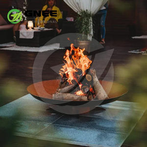 Nouveau design rond foyer Corten Fire Bowl diamètre 600mm brasero à bois - Product Image 6