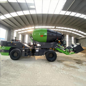 Used Construction machines paver XINYU Official 2.6 Cubic Meters Small <b>Mobile</b> Self Loading Cement Concrete Mixer <b>for</b> <b>Sale</b> - Product Image 2