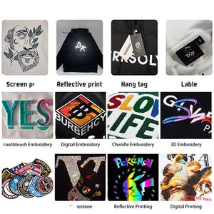 Ensemble T-shirt et short personnalisé, survêtement décontracté oversize d'été, tenue deux pièces en coton doux, style streetwear, vente en gros - Product Image 6