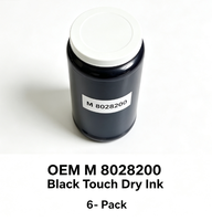 Encre numérique à solvant OEM M 8028200 noire à séchage rapide, lot de 6