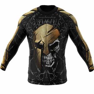 Academy Long Sleeve Rashguard Cómodo y duradero BJJ Rash Guard Flexible Rash Guard para Grappling - Product Image 5