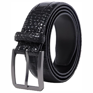 Nuevo cinturón de cuero genuino para hombres con diseños clásicos de moda 2025, cinturones de cuero para el trabajo informal de negocios - Product Image 6