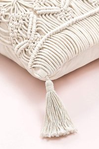 Handmade Macrame <b>Pillow</b> Cover <b>Pillow</b> Cover for Couch, Sofa, Bed, Farmhouse, Chair, Dining, Patio, Outdoor, Car OEM - Product Image 3