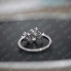 1.40 tcw brilliant CUT Moissanite แหวนสำหรับผู้หญิงเครื่องประดับที่ดีสำหรับงานเลี้ยงครบรอบงานแต่งงานของขวัญที่สมบูรณ์แบบสำหรับความรัก - Product Image 2