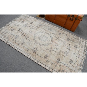 พรมวินเทจสไตล์ตุรกี ขนาด 3.9x7.2 ฟุต สีขาวดำลายพราง - Product Image 4
