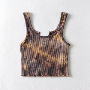 Camisetas de Tirantes Casuales Retro de Algodón 100% para Mujer, Moda Verano 2024, Cuello Redondo, Estilo Dulce - Product Image 3