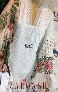 Ropa étnica atractiva de alta calidad, algodón de rayón Salwar Kameez con bordado de secuencia, proveedor de moda para mujer - Product Image 4