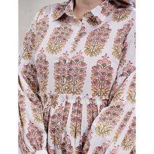 Multi-Feature Sporty Cotton <b>Top</b> Breathable and Lightweight 100% Woven Fabric <b>One</b> Size Fits All Character and Cartoon Printed - Product Image 2