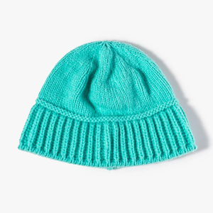 Gorro tejido con logotipo bordado personalizado, gorro cálido de invierno para niñas - Product Image 6