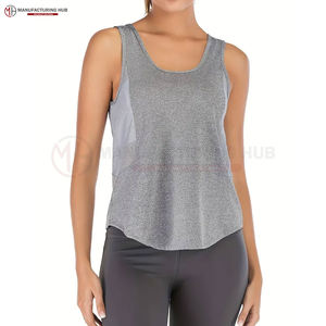 Logotipo personalizado de algodón para mujeres Muscle Gym Running Stringer Mujeres Tank Tops Culturismo Fitness Mujeres Tank Tops - Product Image 5