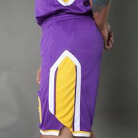Maillots de basket-ball personnalisés en gros, imprimés, avec appliques, réversibles, pour adultes, respirants, légers, 100% polyester