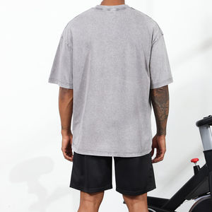 Vente en gros de t-shirts homme lavage à l'eau nouvelle dernière conception Offre Spéciale d'usine respirant meilleure qualité design premium lavage à l'eau t-shirts - Product Image 6