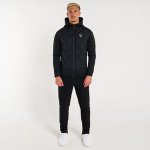 เสื้อฮู้ดสวมหัวผ้าฝ้ายสำหรับผู้ชายเสื้อสเวตเตอร์ผ้าฟลีซสำหรับใส่ไปยิมดีไซน์ระบายอากาศได้ดีพิมพ์ลาย - Product Image 1