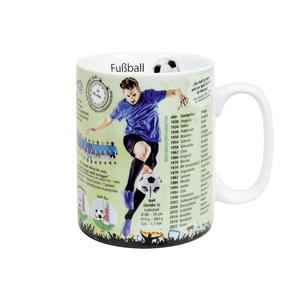 ชุดแก้วเซรามิก KNITZ ลาย 'Knowledge Mug Football' จำนวน 6 ใบ - Product Image 1