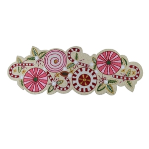 Thème coloré circulaire et fantaisie Design perlé coureur napperon Table à manger tapis fantaisie coureurs décoratifs faits à la main pour mariage - Product Image 5