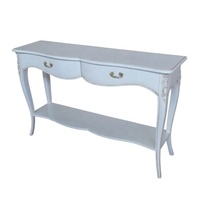 Table console provinciale française Table de salon classique Table d'entrée Table de console de couloir en bois pour meubles d'hôtel