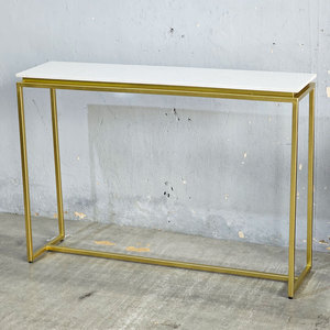 Table console contemporaine en pierre avec structure en fer CST044 - Product Image 4