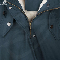 Parka d'hiver longue en laine à capuche pour femme, grande taille, avec fermetures éclair, rembourrage chaud en duvet