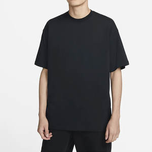 T-shirt à manches courtes et col rond pour hommes, 100% coton, tissu tricoté confortable, couleur unie, meilleur prix - Product Image 1