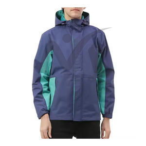 แจ็กเก็ตกันฝนกันน้ำน้ำหนักเบาของผู้ชายเสื้อกันลมระบายอากาศสำหรับกลางแจ้งการเดินป่าและการเดินทางฤดูหนาวเสื้อกันฝน - Product Image 1