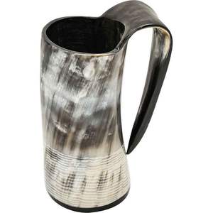 High Quality Viking Style Ceramic Cup Carved Buffalo Horn Wine Tankard and Beer <b>Mug</b> for Christmas Occasions - Product Image 4