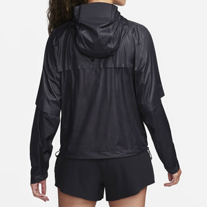 Nouveau survêtement personnalisé pour femmes deux pièces avec capuche été nylon polyester coquille jogging costume piste coupe-vent veste shorts ensembles - Product Image 2