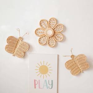 Tapices de pared de nuevo diseño ecológico montado en la pared de ratán para la decoración del hogar y la habitación del bebé - Product Image 6