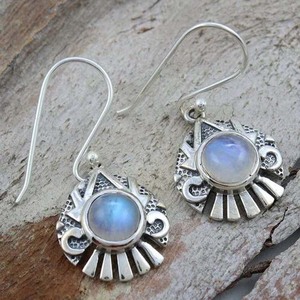 Beautiful <b>Black</b> Onyx Sterling Silver Bezel Vintage <b>Dangle</b> <b>Earring</b> IGI Certified High Grade Gold Plated Party Gift - Product Image 6