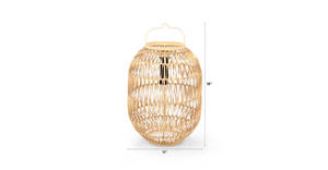 Stand Lantern Top Selected Rattan Lantern Natural Rattan Lantern for Living Room Bedroom Indoor and Outdoor Decor - Product Image 6